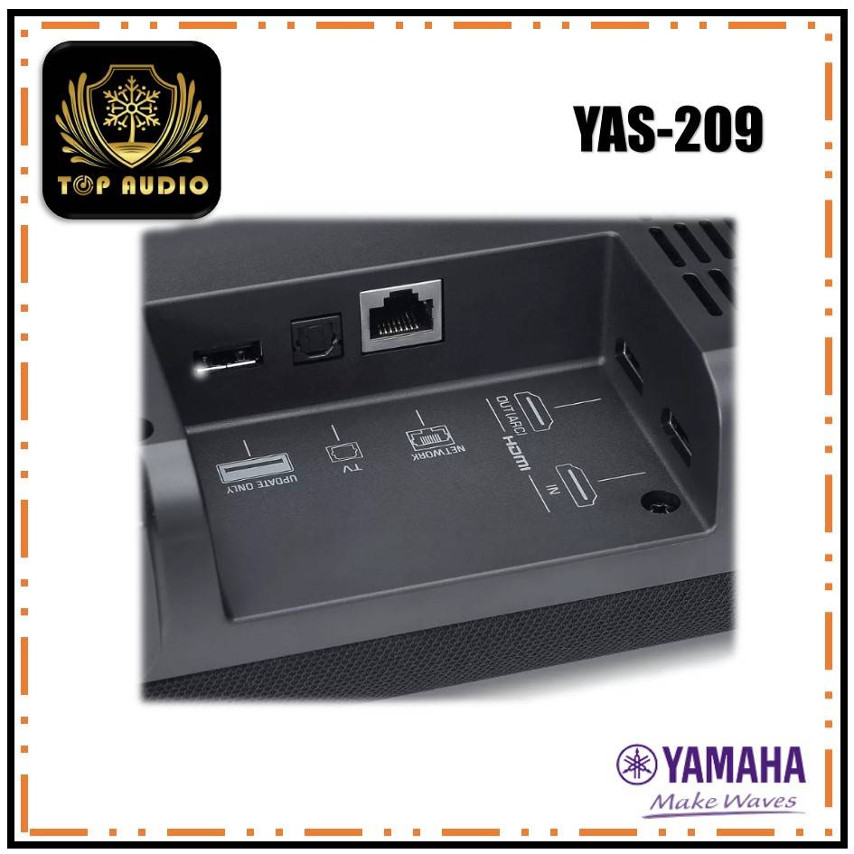 Yamaha YAS-209 Sound Bar With Wireless Subwoofer